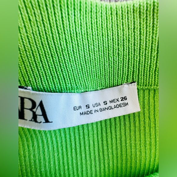 Zara Womens Green Top Maxi Skirt Set Size S - Picture 2 of 3